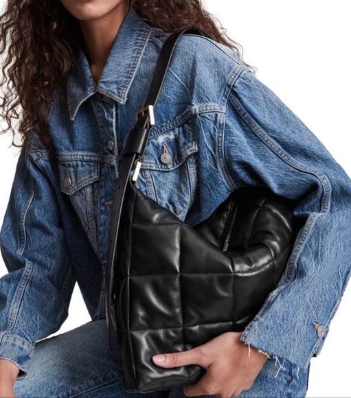 All Saints Bags All Saints Edbury Leather Quilted Shoulder Bag